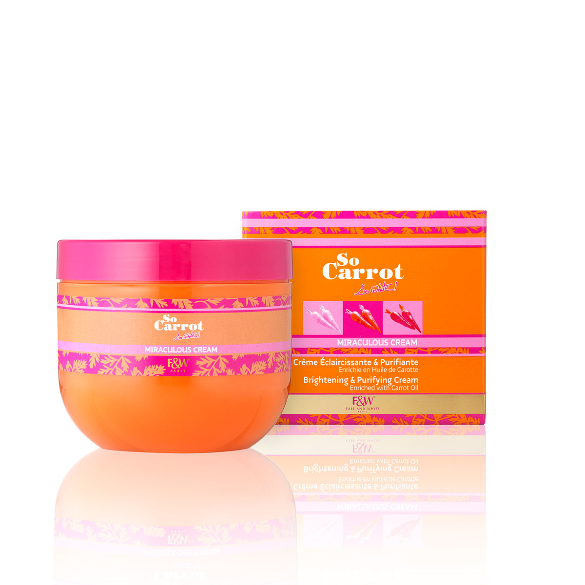 Miraculous Cream - Crème Eclaircissante Visage et Corps | So Carrot !