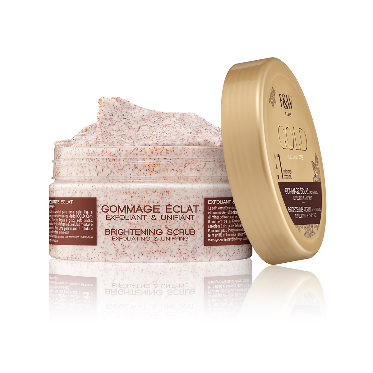 GOMMAGE ECLAT avec ARGAN | Gold